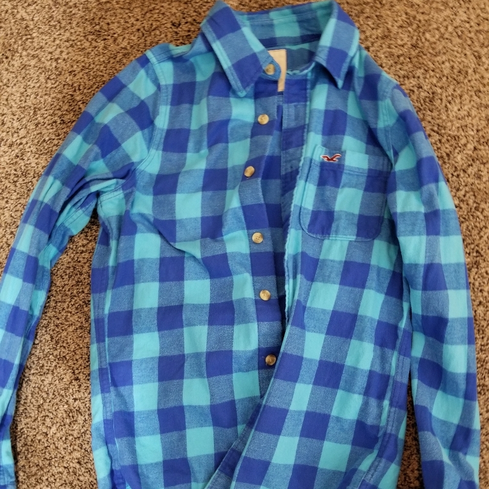 Hollister long Sleeve button up sz small
